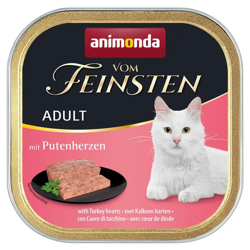 Animonda Vom Feinsten Megapack Adult 32 X 100G - Turkey Hearts