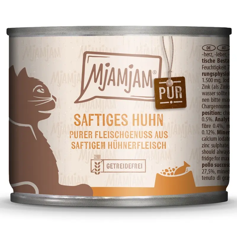 Mjamjam Pure 6 X 200G - Juicy Pure Chicken