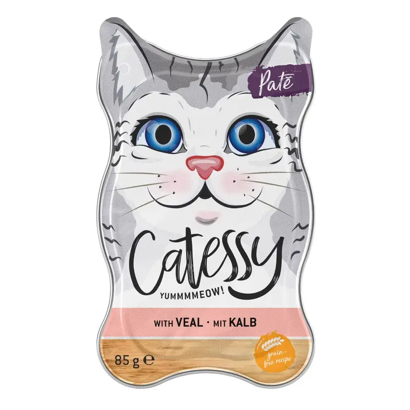 Catessy Fine Pt Tray - Veal - 18 X 85G