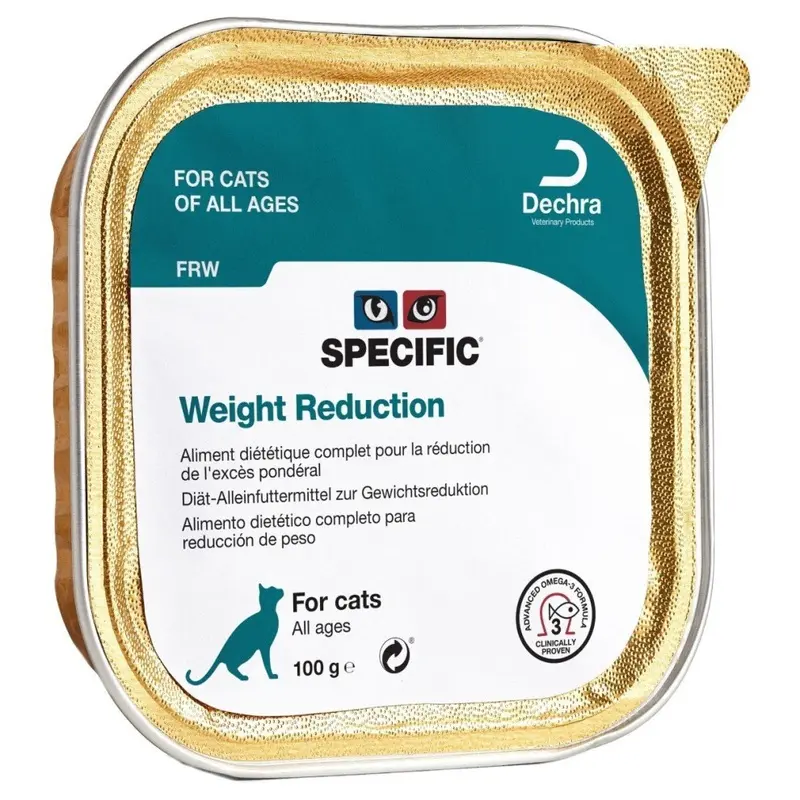 Dechra (7 X 100G) Specific Frw Weight Reduction Wet Cat Food Trays Size 7