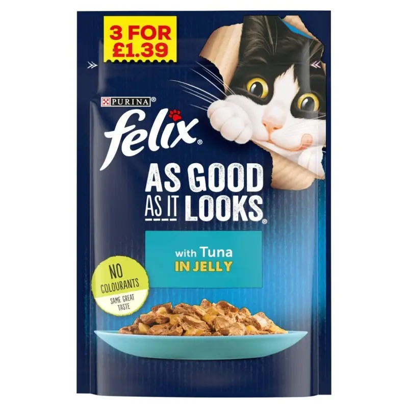 Felix As Good As It Looks With Tuna In Jelly (Pack Of 20) 100G