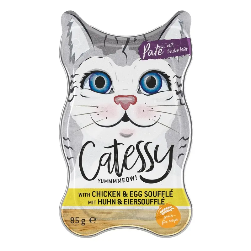 Catessy Fine Pt Tray  Chicken & Egg Souffl - 18 X 85G