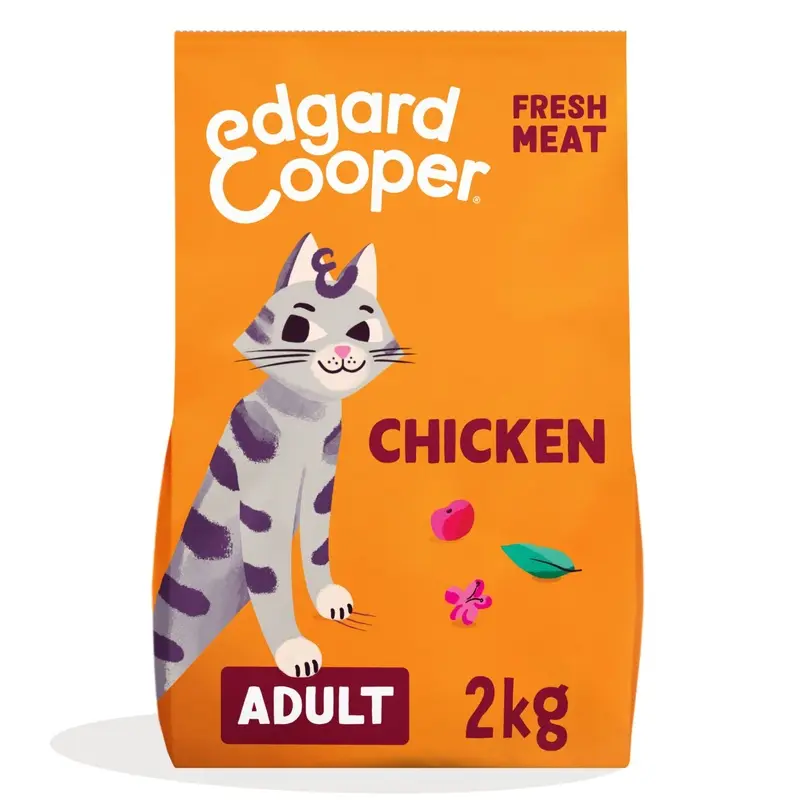 Edgard And Cooper Grain Free Dry Adult Cat Food Chicken 2Kg
