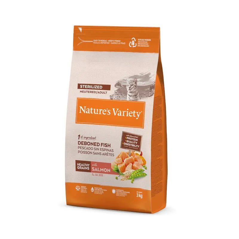 Natures Variety Natures Variety Healthy Grains Sterilised Salmon - 3Kg