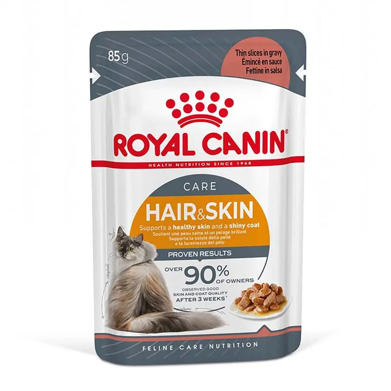 Royal Canin Hair & Skin Care In Gravy - 12 X 85G