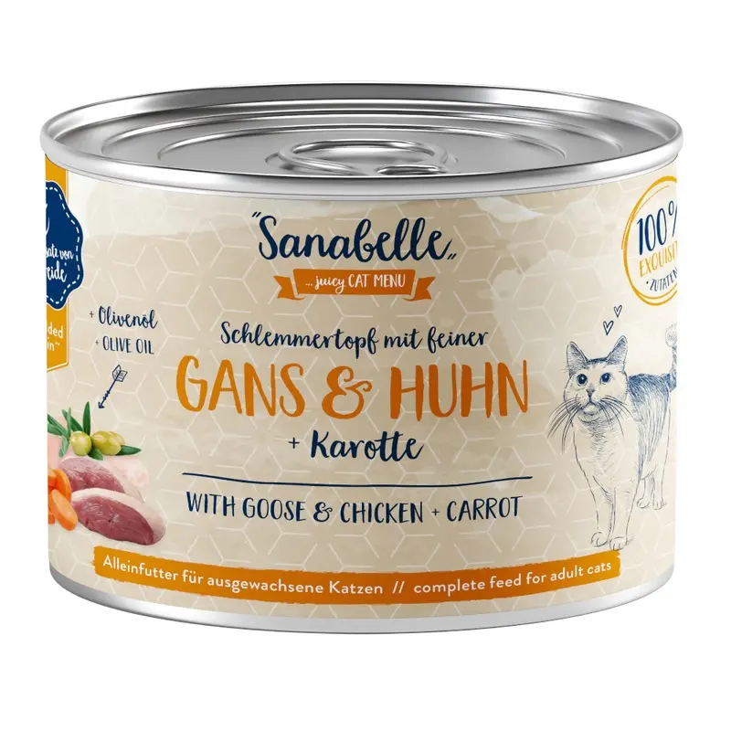 Sanabelle All Meat 6 X 180G - Goose & Chicken