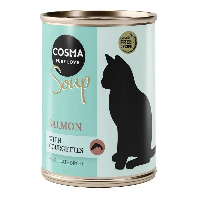 Cosma Soup 6 X 100G - Salmon With Courgettes