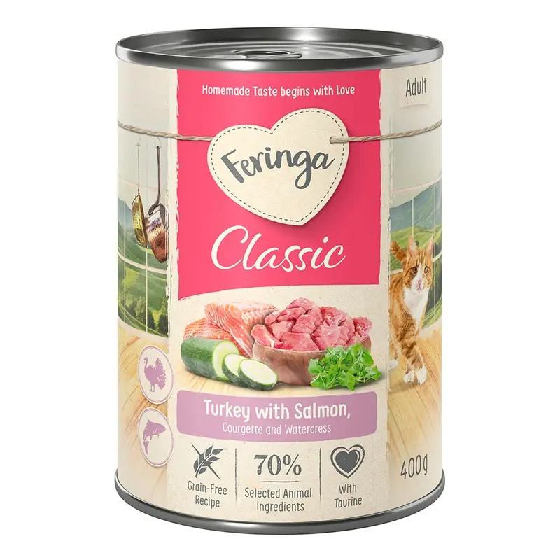 Feringa Classic Meat Menu 6 X 400G - Salmon & Turkey