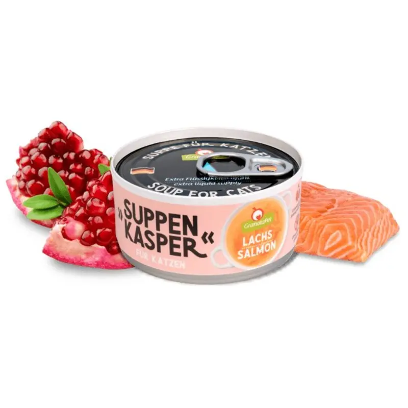 Granatapet Salmon Cat Suppenkasper (Complementary) | : 12*70G Size 5