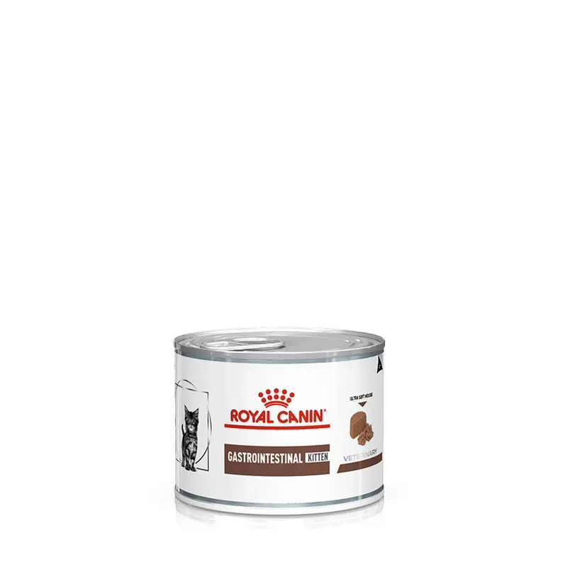 Royal Canin Veterinary Gastrointestinal Kitten Wet Food Ultra Soft Mousse 12X195G