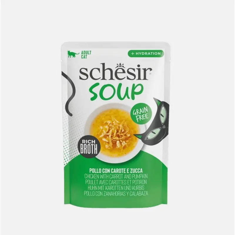 Schesir Cat Soup Chicken With Carrot And Pumpkin | : 40G