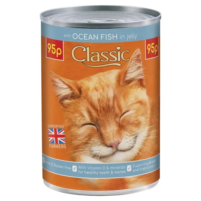 Classics Grain Classic With Ocean Fish In Jelly (Pack Of 12) 400G
