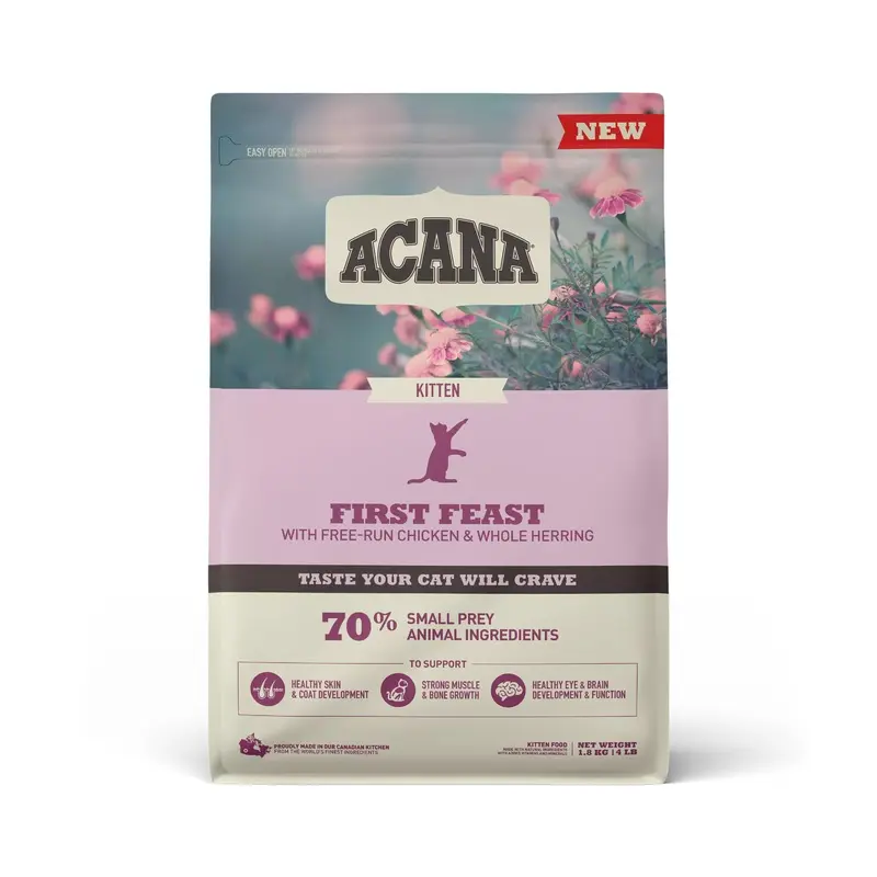 Acana First Feast Kitten Dry Food With Chicken & Whole Herring 1.8Kg