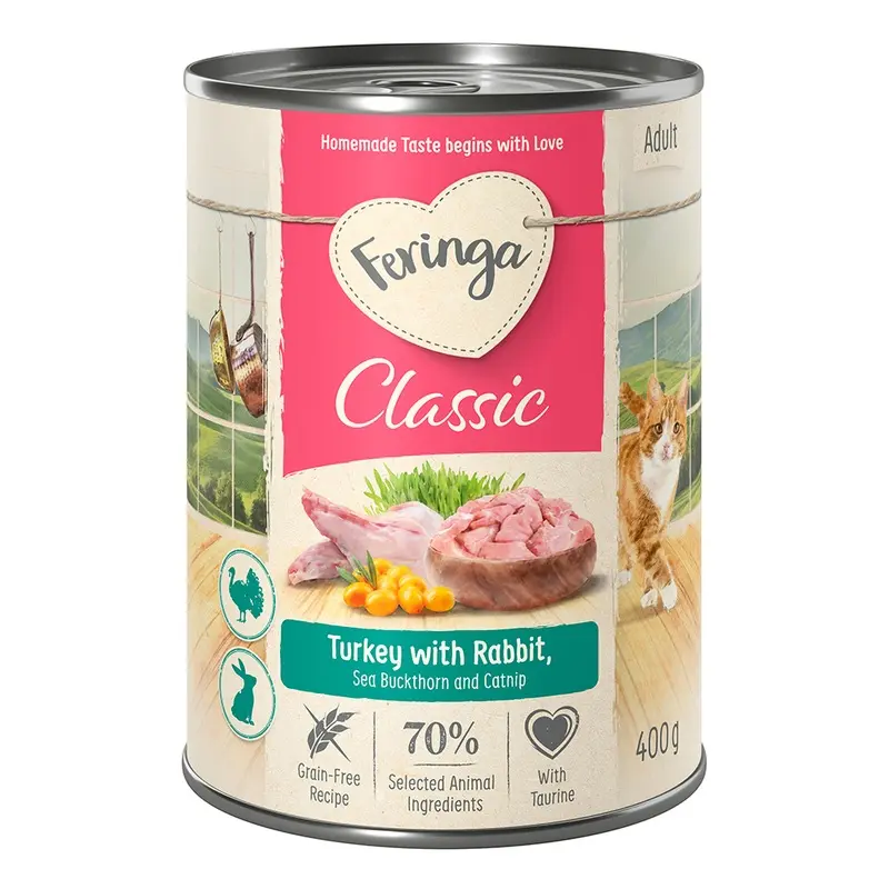 Feringa Classic Meat Menu 6 X 400G - Rabbit & Turkey