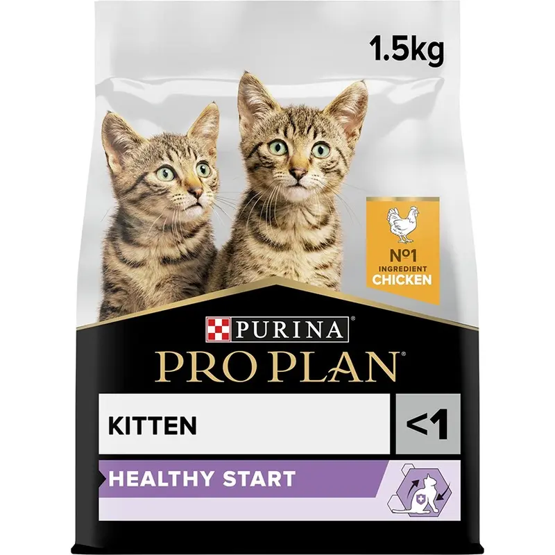 Pro Plan 1-12 Months Healthy Start Dry Kitten Food Chicken 1.5Kg