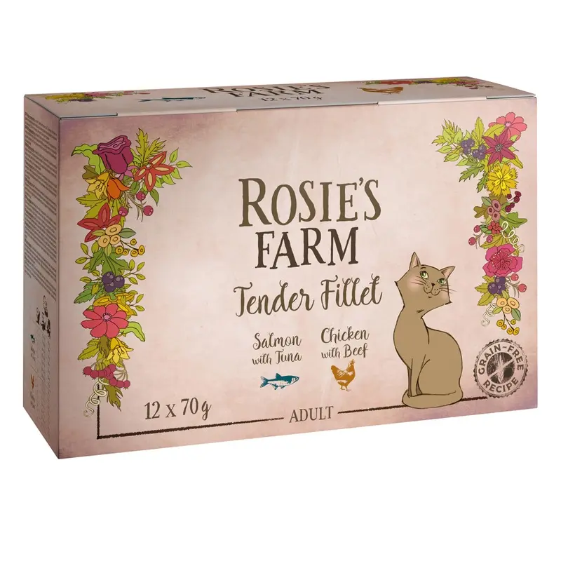 Rosies Farm Tender Fillet 12 X 70G - Mixed Pack (2 Varieties)