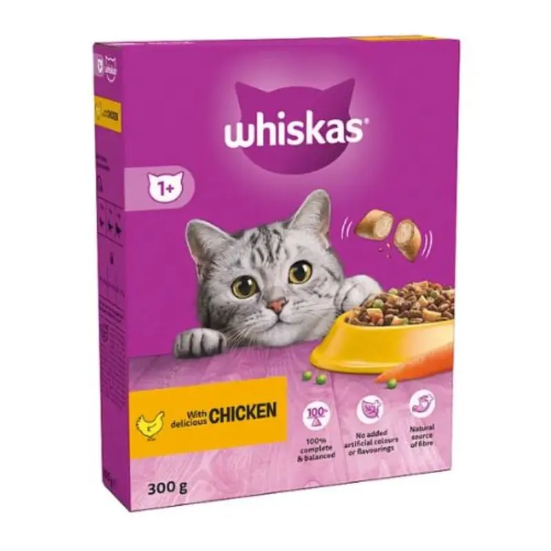 With Chicken Dry Cat Food 300G Whiskas