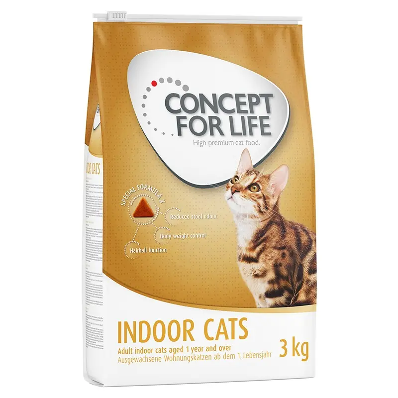 Concept For Life 3Kg Dry Cat Food - Special Price! * - Indoor (3Kg)