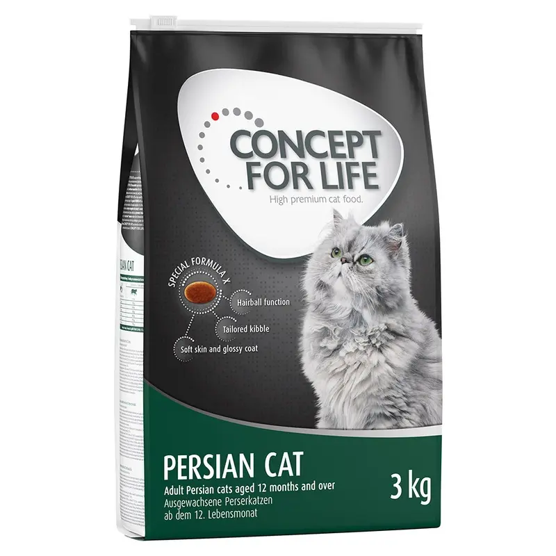 Concept For Life 3Kg Dry Cat Food - Special Price! * - Persian Adult (3Kg)