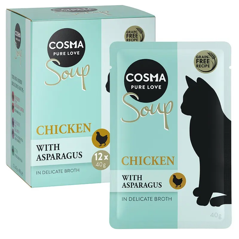 Cosma Soup 12 X 40G - Chicken With Asparagus
