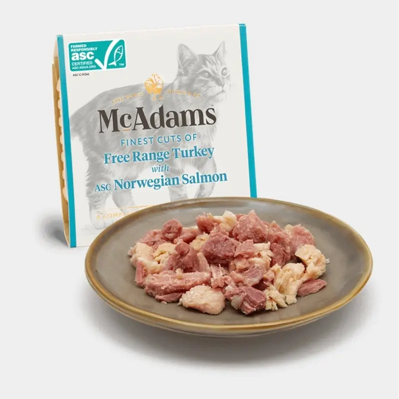 Mcadams Salmon Cat Free Range Turkey With Norwegian | : 15*100G 100G
