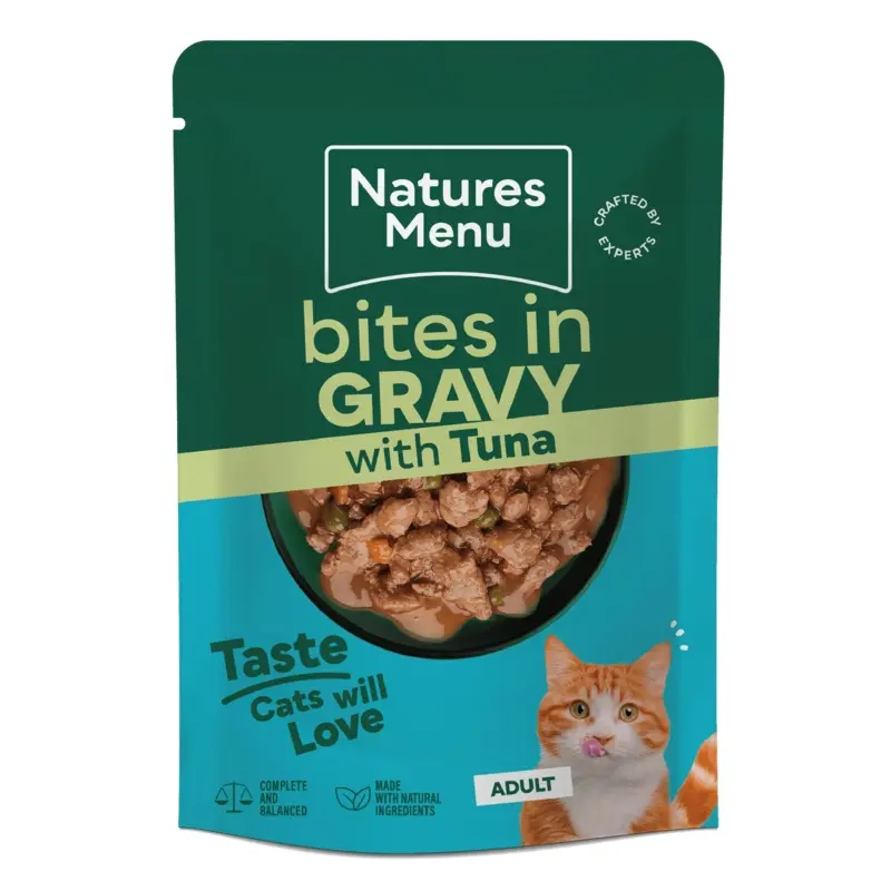 Natures Menu Cat Bites In Gravy With Tuna | : 85G