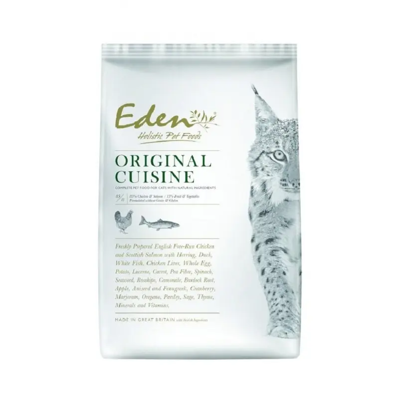 Eden Holistic Petfoods Salmon Eden Cat 85/15 Original Cuisine 4Kg