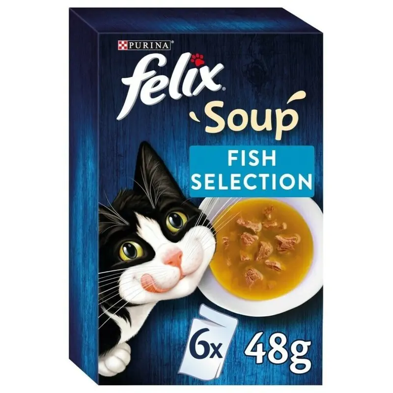 Felix Soup Fish Selection Pack - 48G - 590716 Size 6