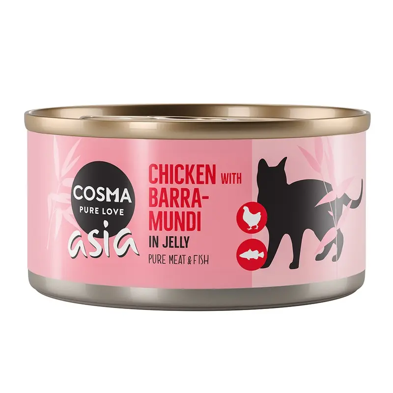 Cosma Asia In Jelly 6 X 170G - Chicken With Barramundi