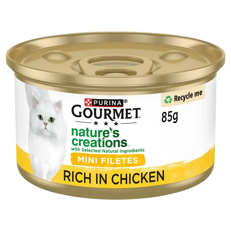 Gourmet Natures Creations Wet Adult Cat Food Chicken And Tomatoes 85G