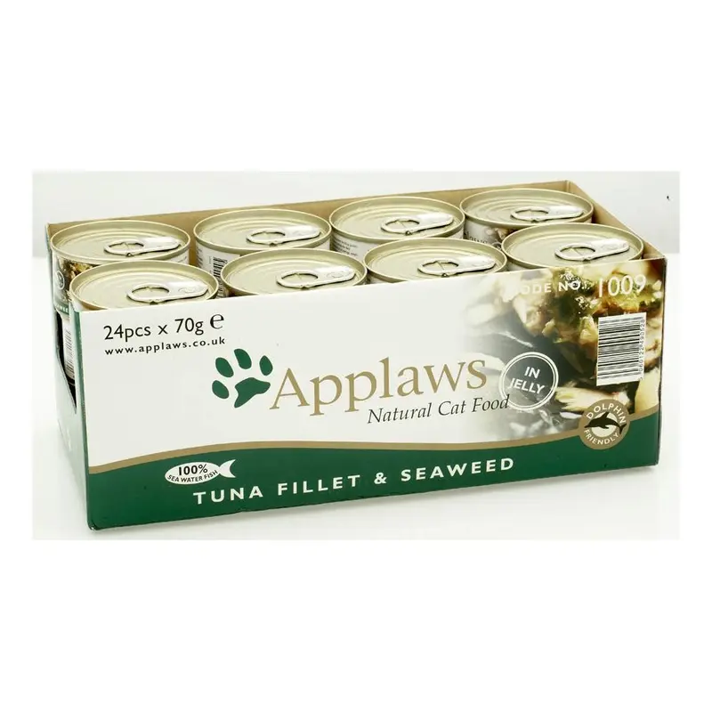 Mpm Applaws Cat Can Tuna Fillet & Seaweed (Pack Of 24) 70G