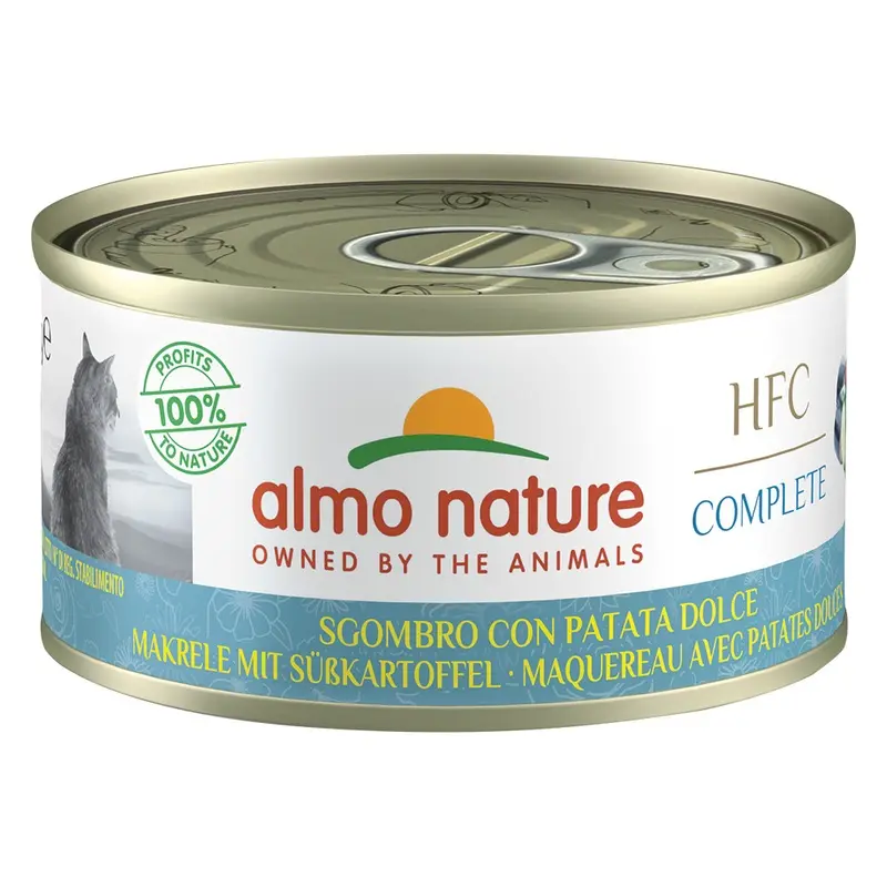Almo Nature Hfc Complete 6 X 70G - Mackerel With Sweet Potato