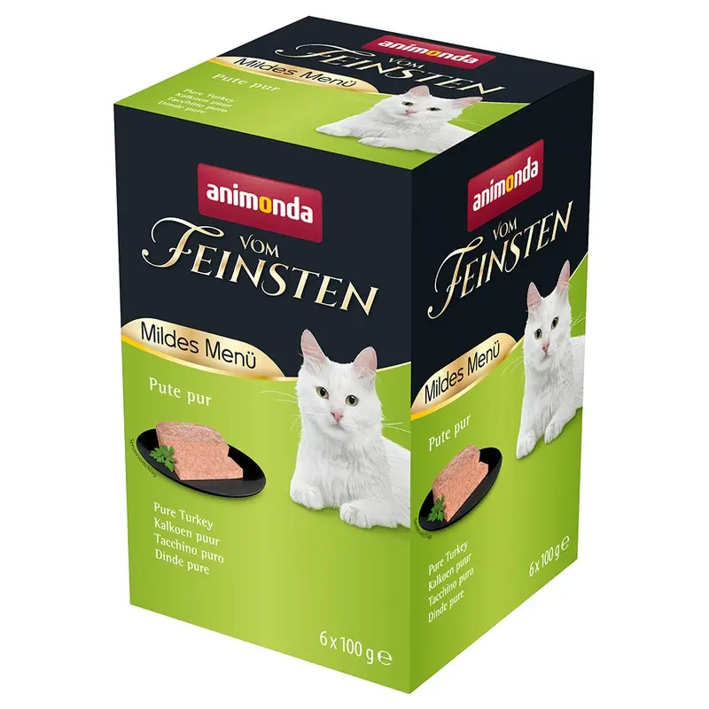 Animonda Vom Feinsten Mild Menu Adult 6 X 100G - Pure Turkey