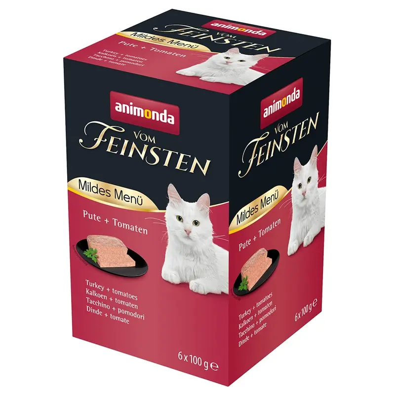 Animonda Vom Feinsten Mild Menu Adult 6 X 100G - Turkey & Tomato