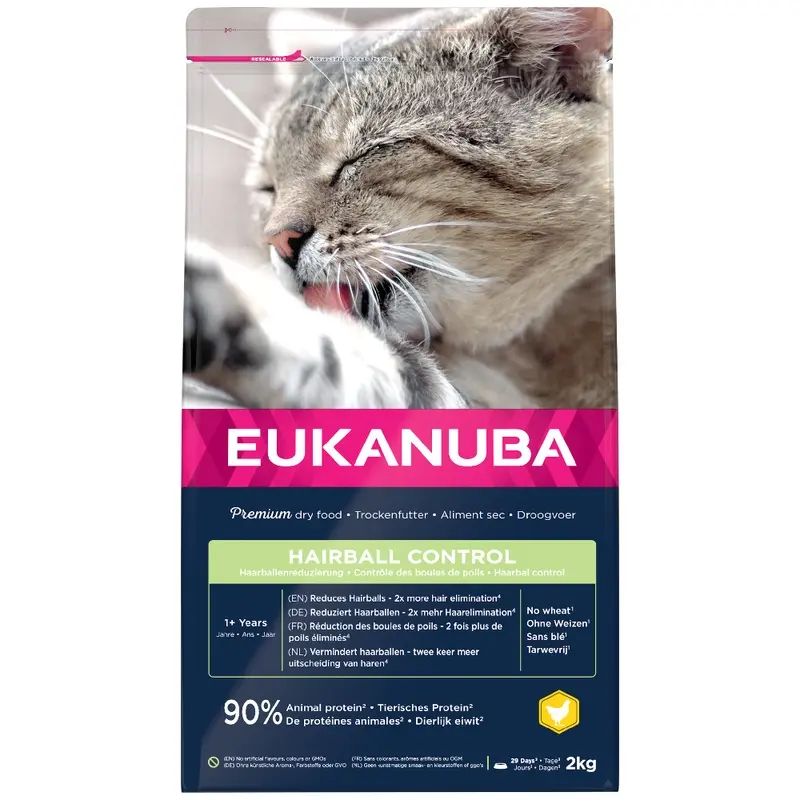 Eukanuba Hairball Control Adult - 2Kg