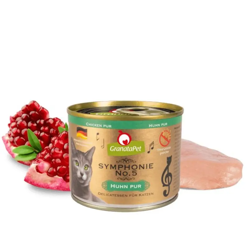 Granatapet Salmon Cat Symphonie No. Chicken Pur | : 6*200G Size 5