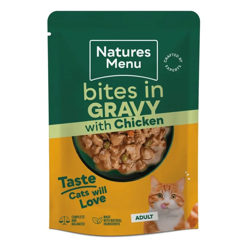 Natures Menu Cat Bites In Gravy With Chicken | : 85G