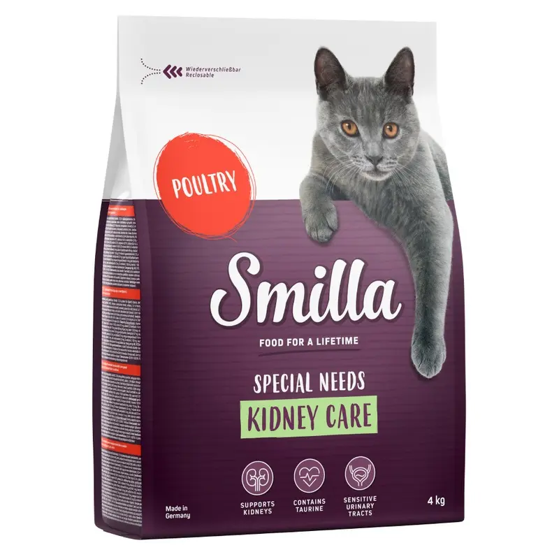 Smilla 4Kg Dry Cat Food - 15% Off! * - Adult Kidney Care With Poultry (4Kg)