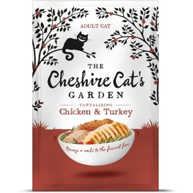 The Cheshire Cats Garden Green Tantalising Chicken & Turkey | : 85G