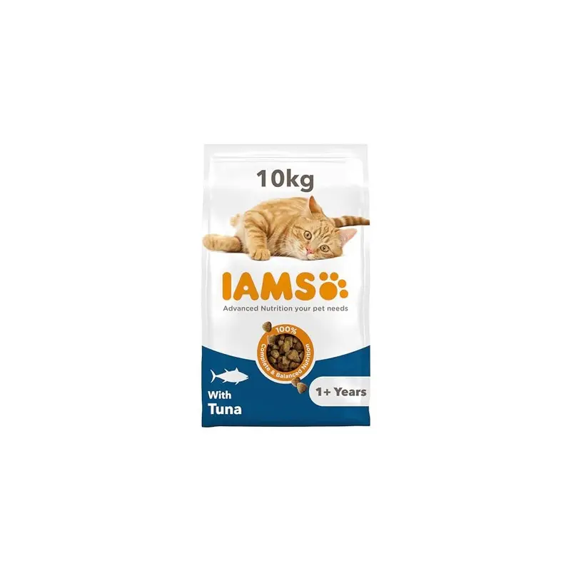Iams Adult Dry Cat Food Tuna 10Kg