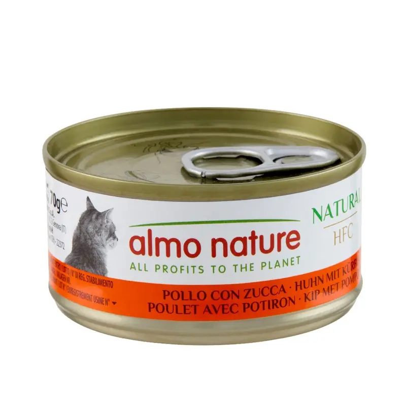 Almo Nature 70G Almo Nature Classic For Cats 6 X 70G - Hfc Chicken & Pumpkin