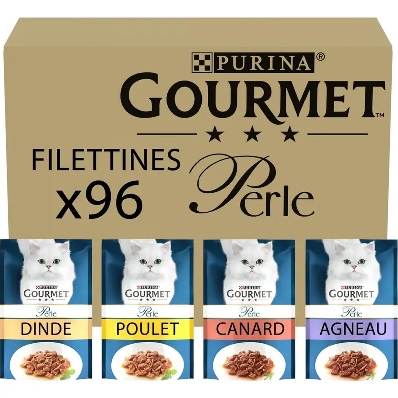 Gourmet Store Gourmet Perle Chefs Collection In Gravy Wet Cat Food 96X85g