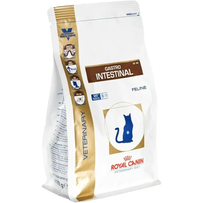 New Royal Canin Cat Gastro Intestinal 0.4 Kg Cat Food 0.4Kg