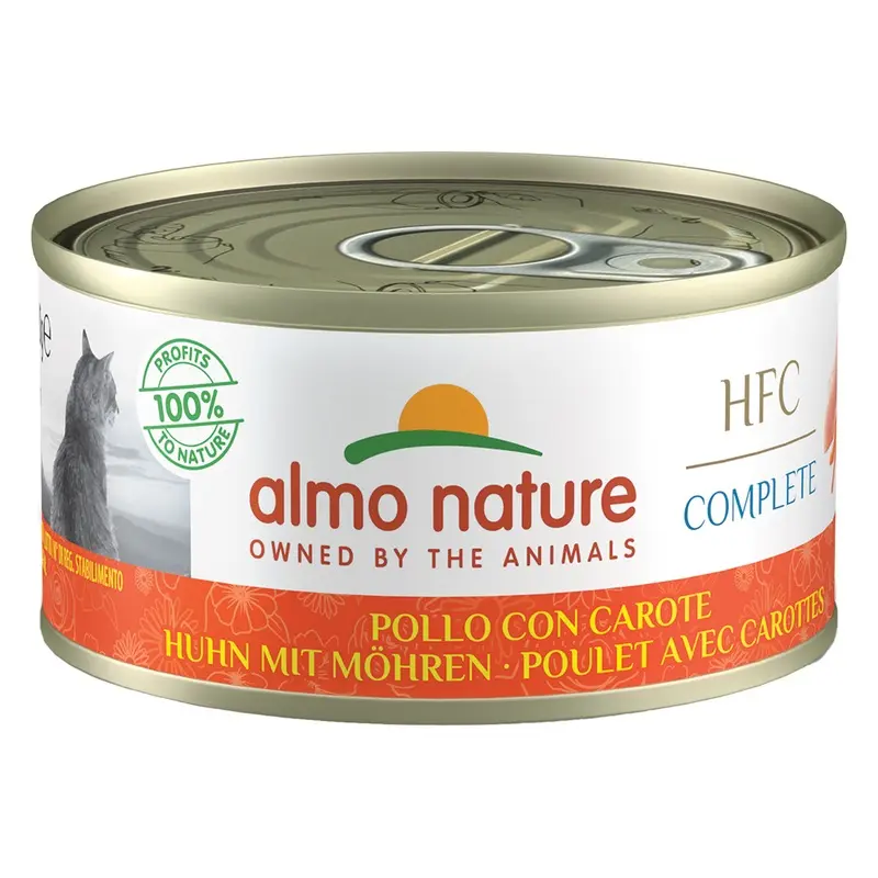 Almo Nature Hfc Complete 6 X 70G - Chicken With Carrot