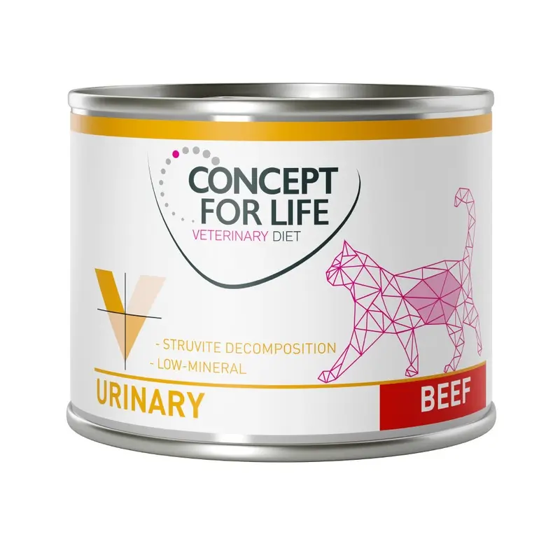 Concept For Life Vet Concept For Life Veterinary Diet Urinary - Beef - 6 X 200G