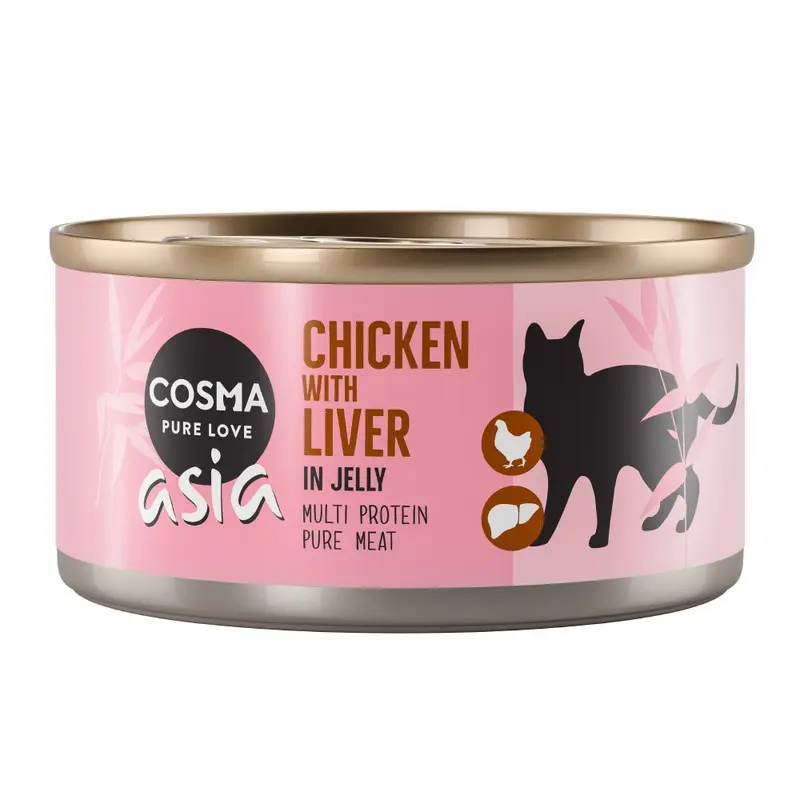 Cosma Asia In Jelly 6 X 170G - Chicken With Chicken Liver