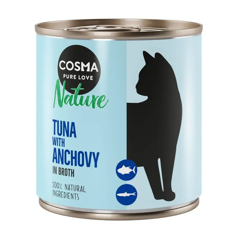 Cosma Nature 6 X 280G - Tuna With Anchovy