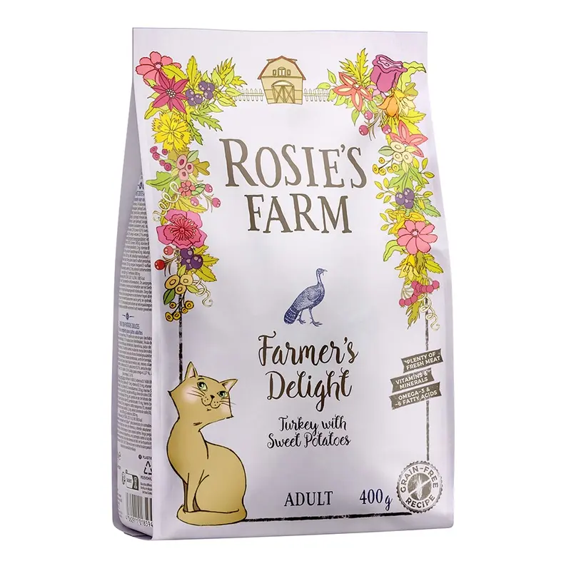 Rosies Farm Adult Farmers Delight With Turkey & Sweet Potato - 400G
