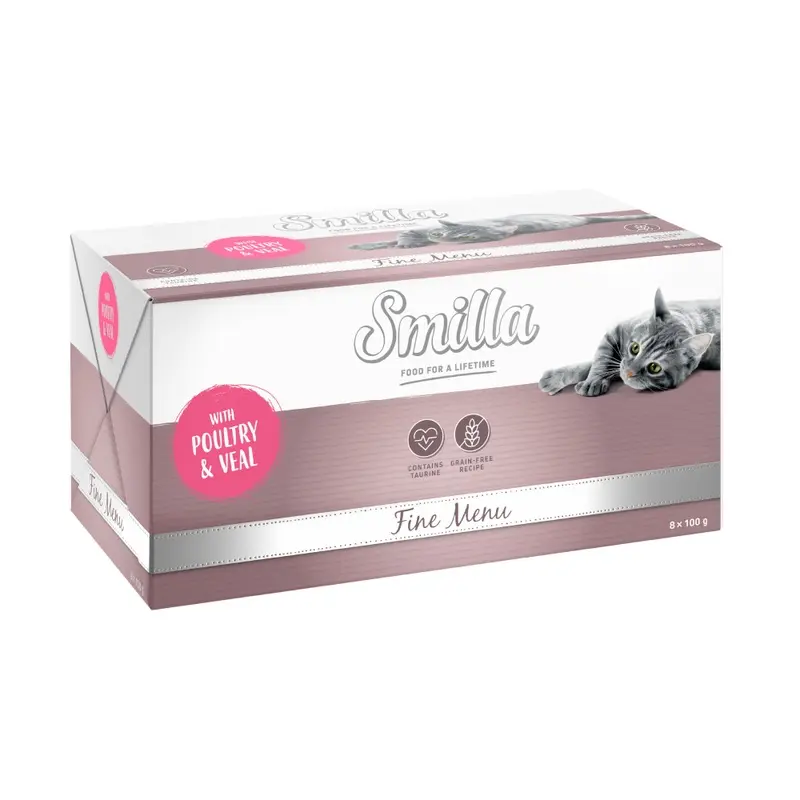 Smilla Fine Menu 8 X 100G - Poultry & Veal