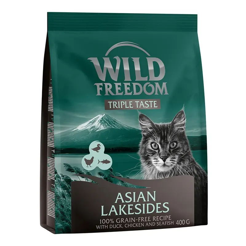 Wild Freedom 400G Dry Cat Food - 15% Off! * - "Asian Lakesides" - Grain-Free Recipe (400G)